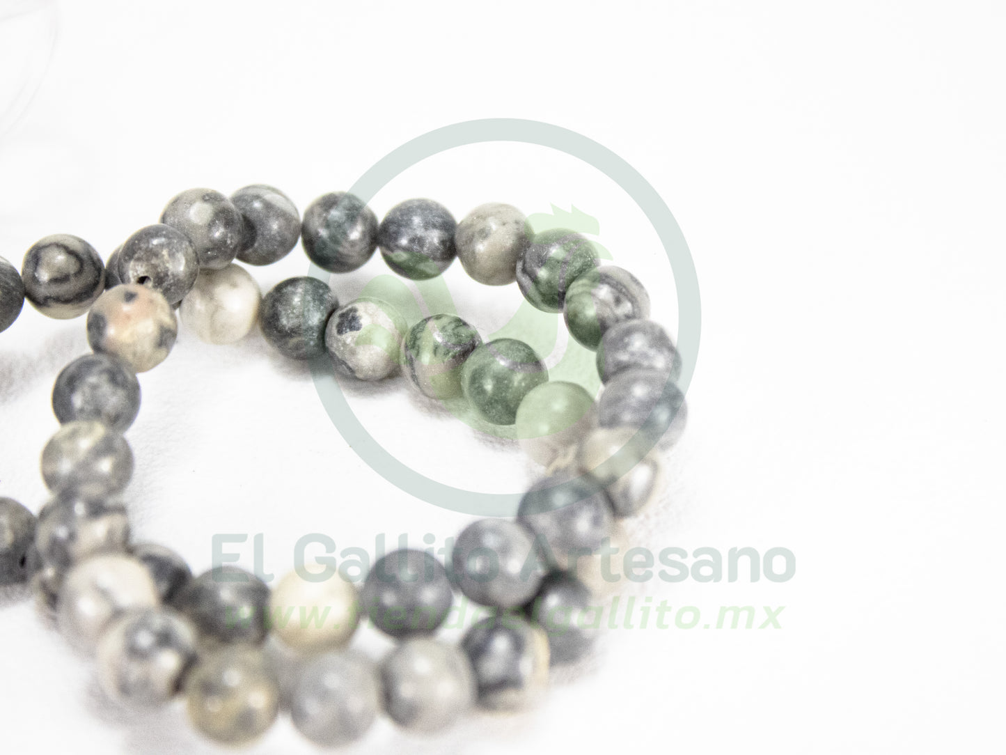 Piedra Malaquita 6mm #15