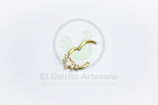 Piercing 24-4 MD05 | Septum Hojas
