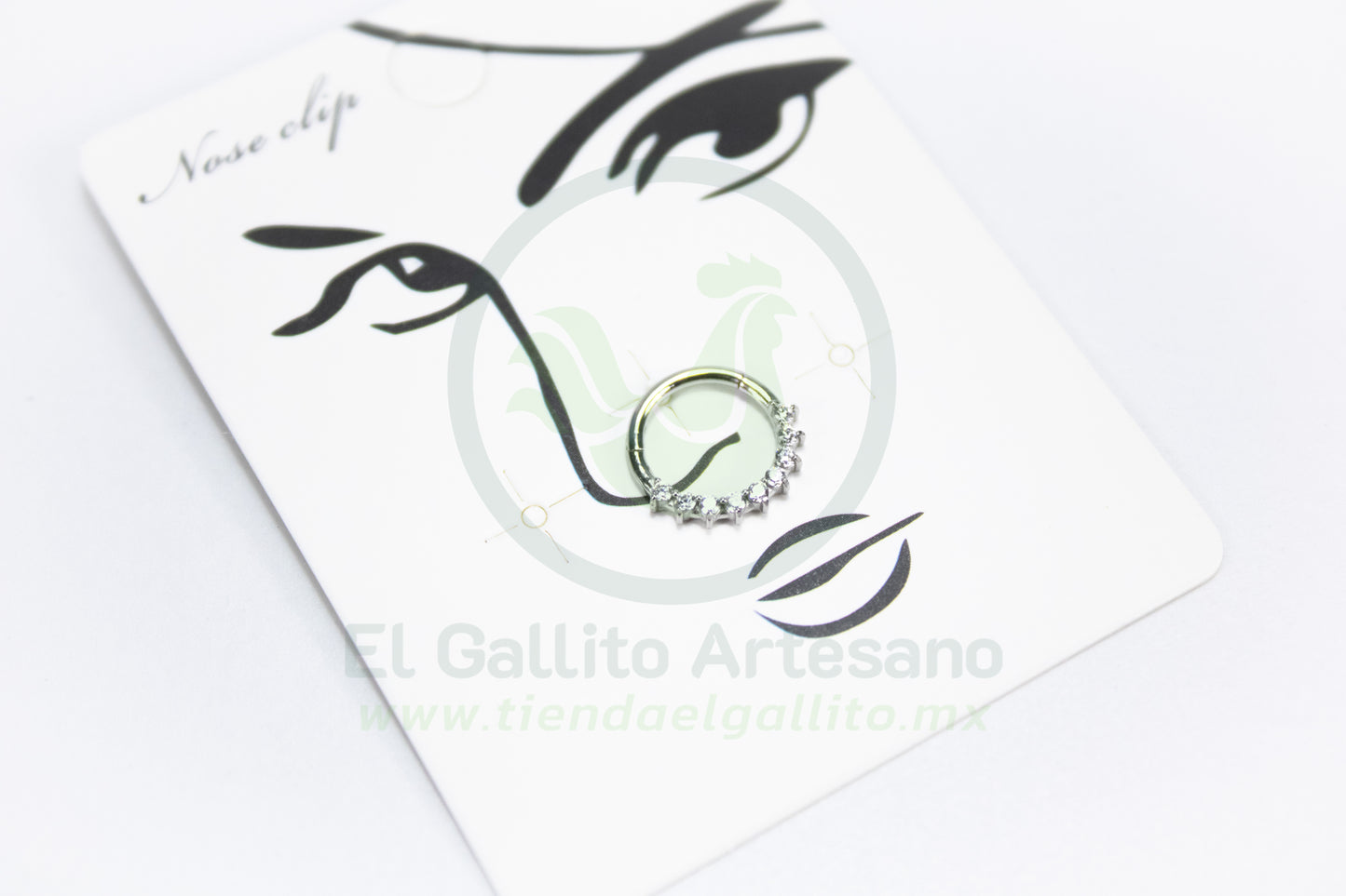 Piercing 24-4 MD09 | Septum Cristales Grandes
