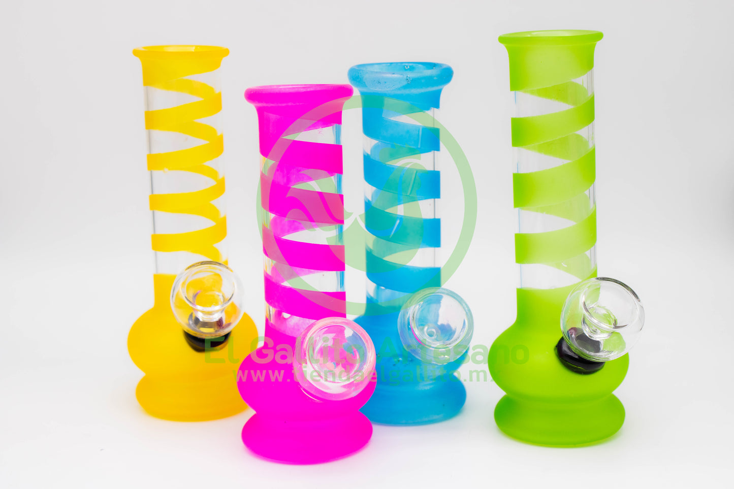 Pipa CA320 | Mini Bong Fosfo Espirales