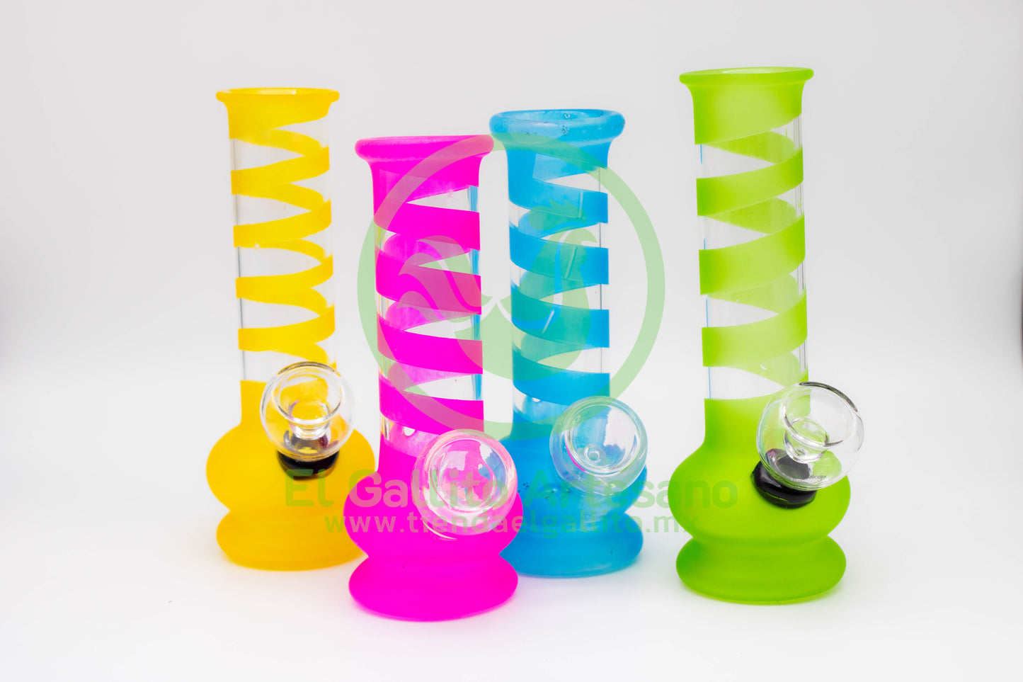 Pipa CA320 | Mini Bong Fosfo Espirales