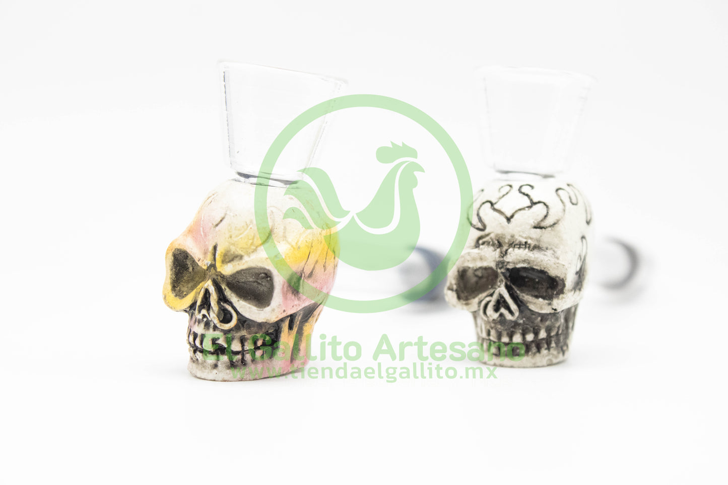 Pipa CA362 | Calavera Piedra y Cristal