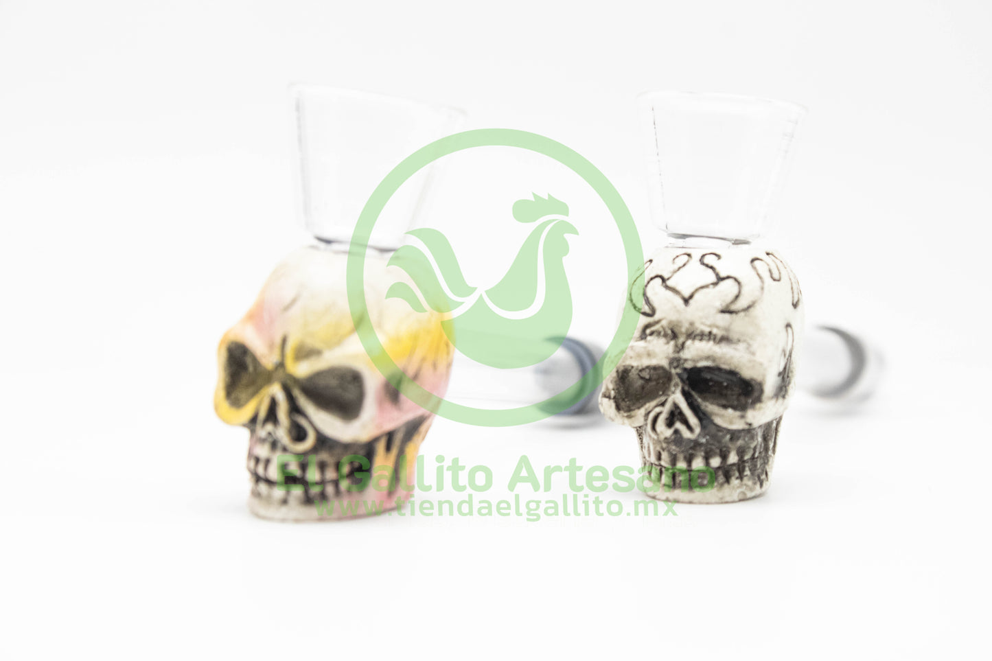 Pipa CA362 | Calavera Piedra y Cristal