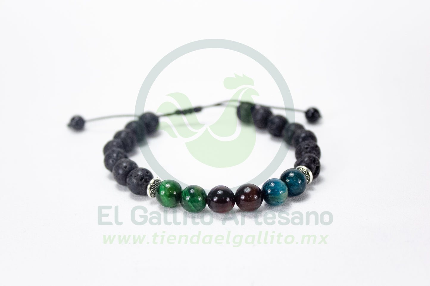 Pulsera A25-1 BLM #01 | Volcánica Oscuros Chino