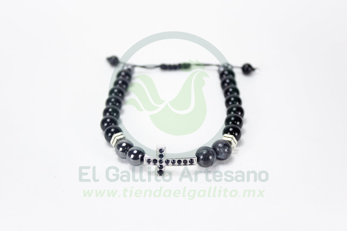 Pulsera A25-1 BLM #12 | Enlazador Cruz Plat