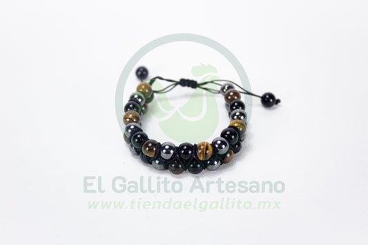 Pulsera A25-1 BLM #15 | Acerina Tigre Doble