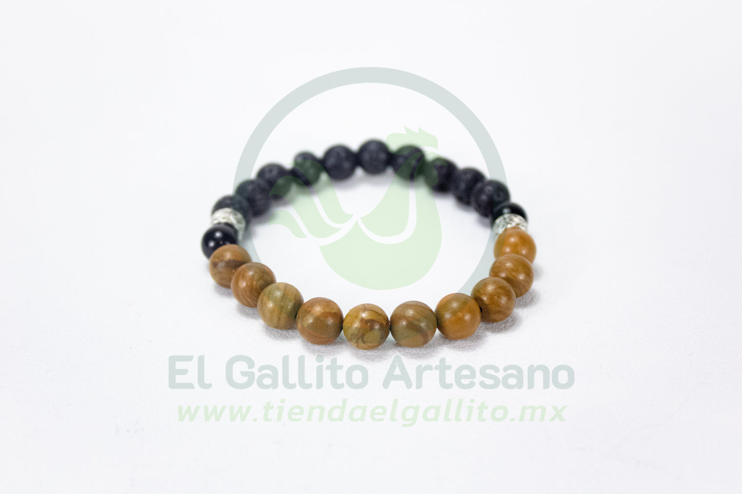 Pulsera A25-1 BLM #04 | Madera Volcánica