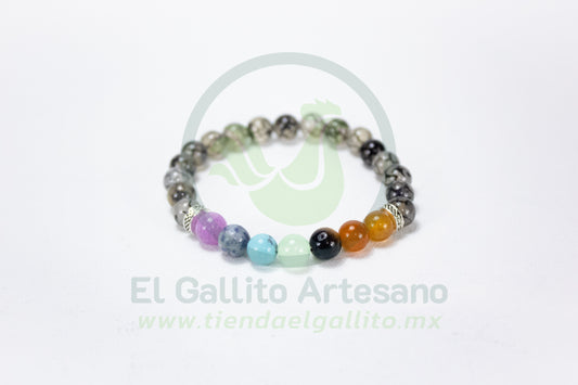 Pulsera A25-1 BLM #09 | 7 chakras