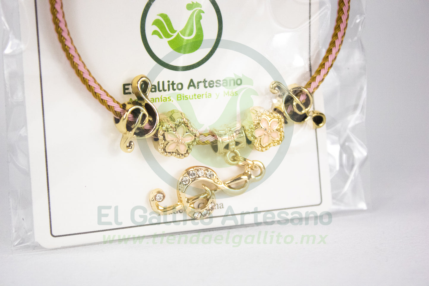 Pulsera A25-1 Charms #01 | Clave Sol