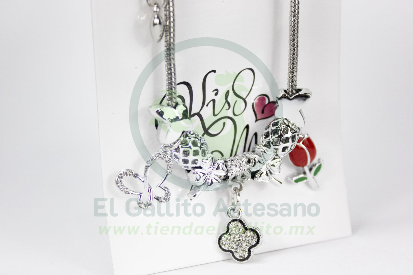 Pulsera A25-1 Charms #20 | Trébol Tulipán