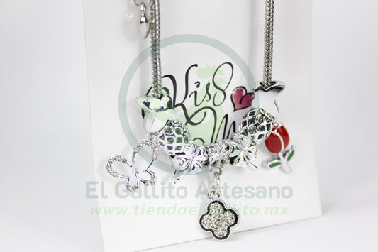Pulsera A25-1 Charms #20 | Trébol Tulipán