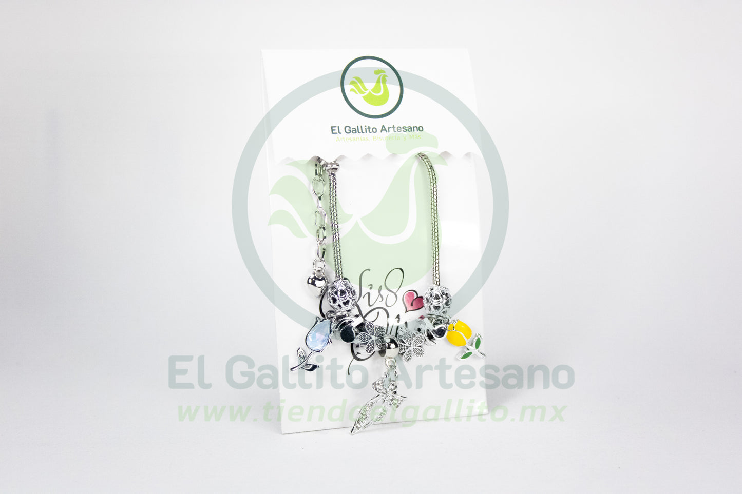 Pulsera A25-1 Charms #25 | Moño Tulipánes
