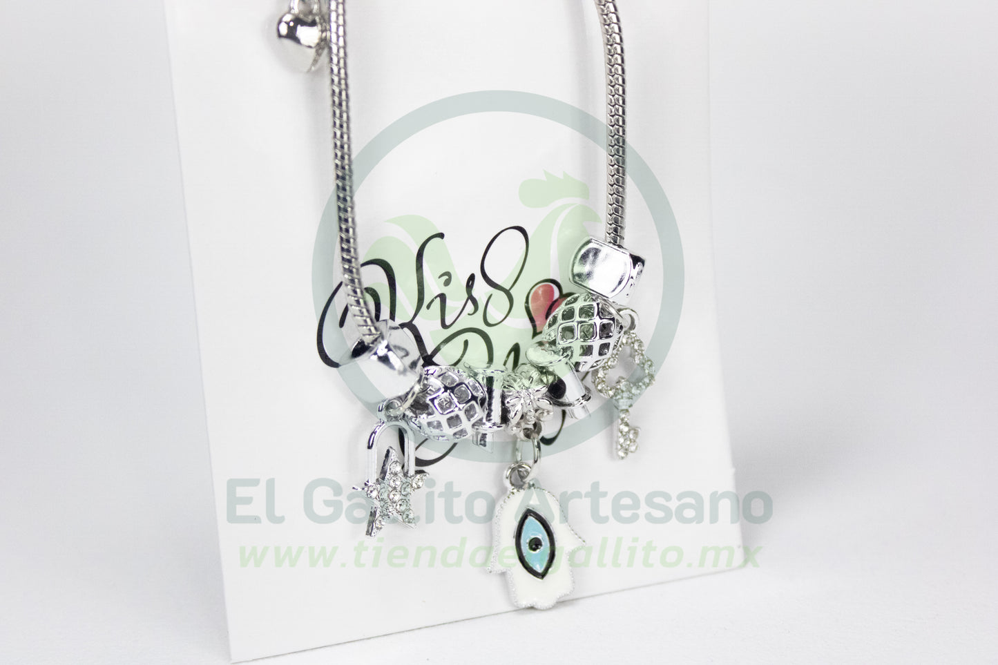 Pulsera A25-1 Charms #27 | Mano Ojo de Fátima