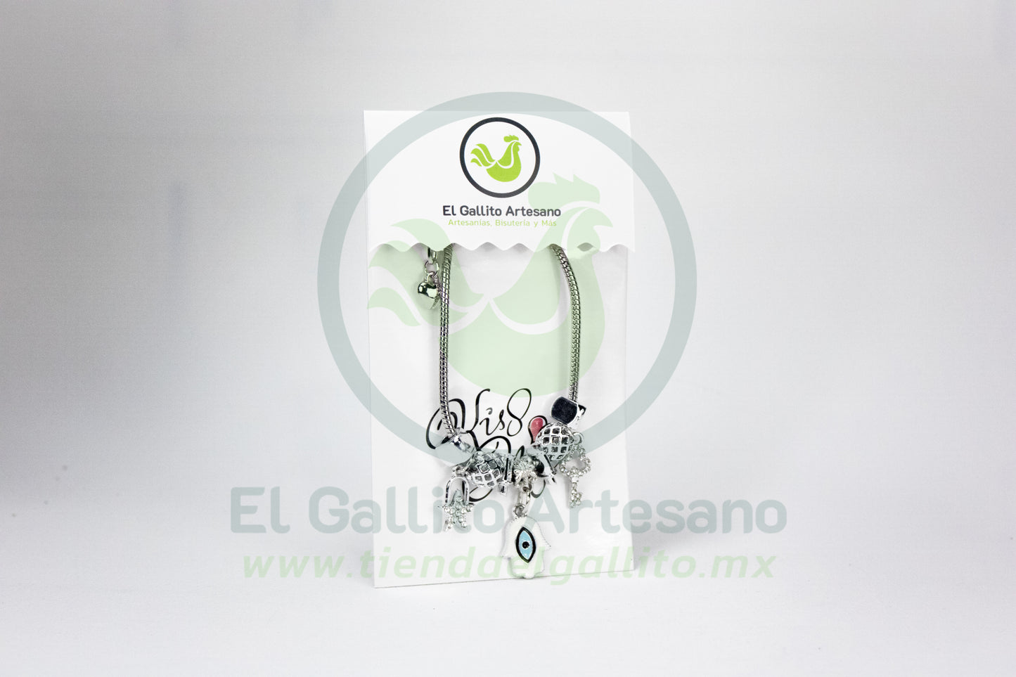 Pulsera A25-1 Charms #27 | Mano Ojo de Fátima