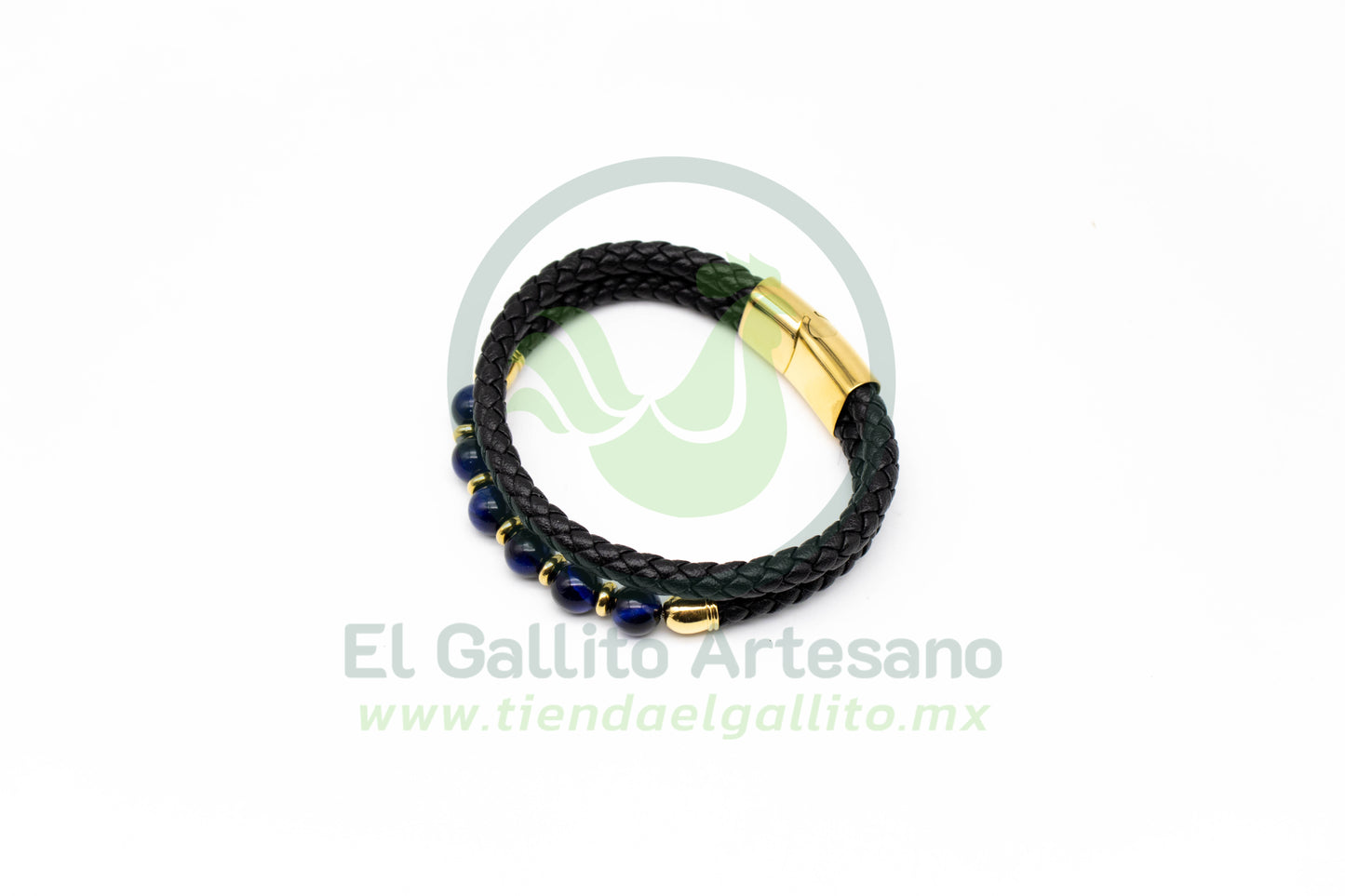 Pulsera ACPI MD15 | Trenzada Doble Tubular Lapizlásuli