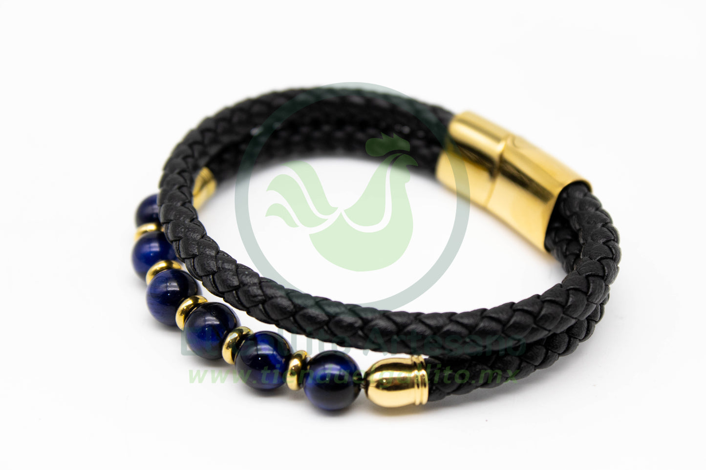 Pulsera ACPI MD15 | Trenzada Doble Tubular Lapizlásuli