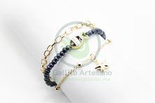 Cargar imagen en el visor de la galería, Pulsera Caddj MD11 | Chaquirón Pez y Estrella
