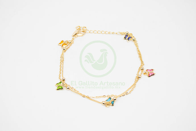 Pulsera Dijes MD05 | Mariposa Multi