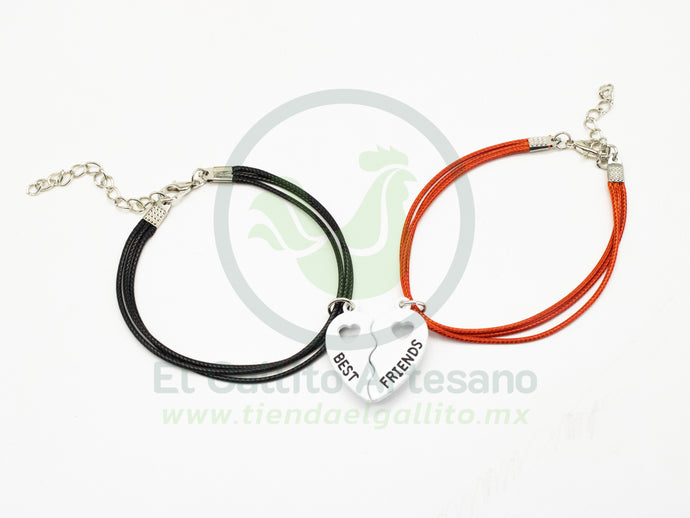 Pulsera HC Dije MD01 | Best Friends Blanco