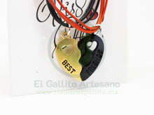 Cargar imagen en el visor de la galería, Pulsera HC Dije MD02 | Best Friends Dorado/Negro
