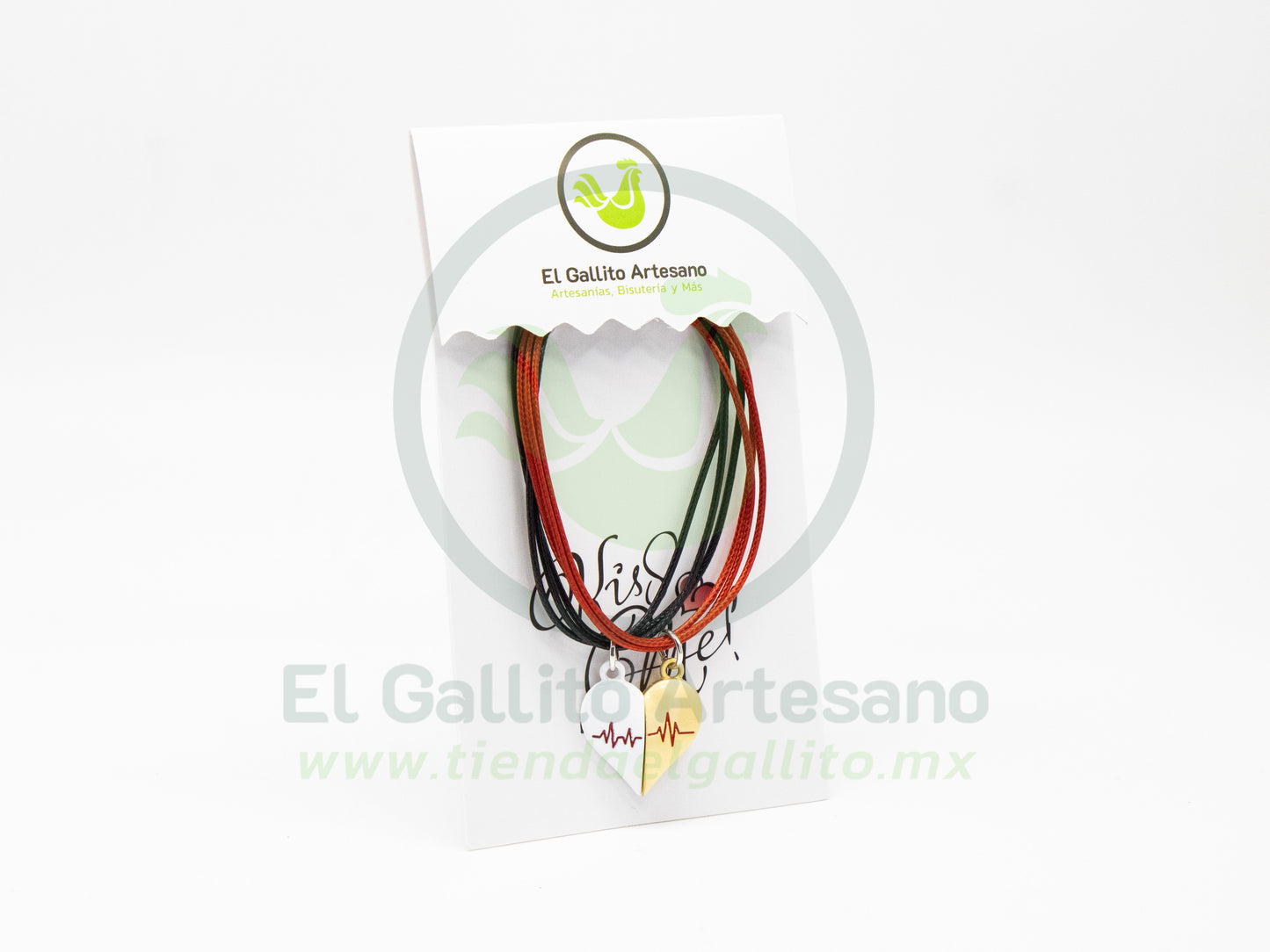 Pulsera HC Dije MD04 | Pulso Blanco/Dorado