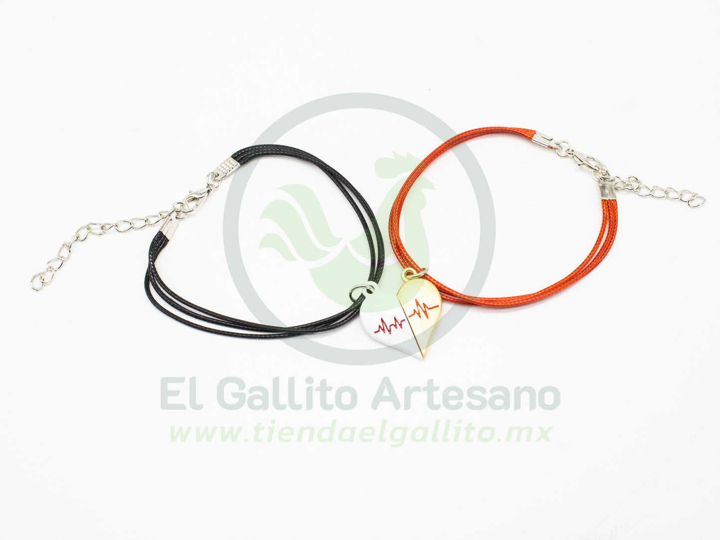 Pulsera HC Dije MD04 | Pulso Blanco/Dorado