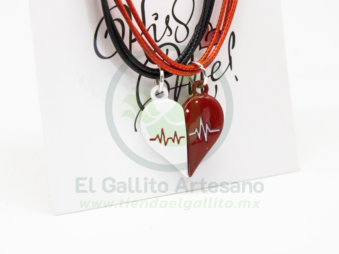 Pulsera HC Dije MD05 | Pulso Blanco/Rojo