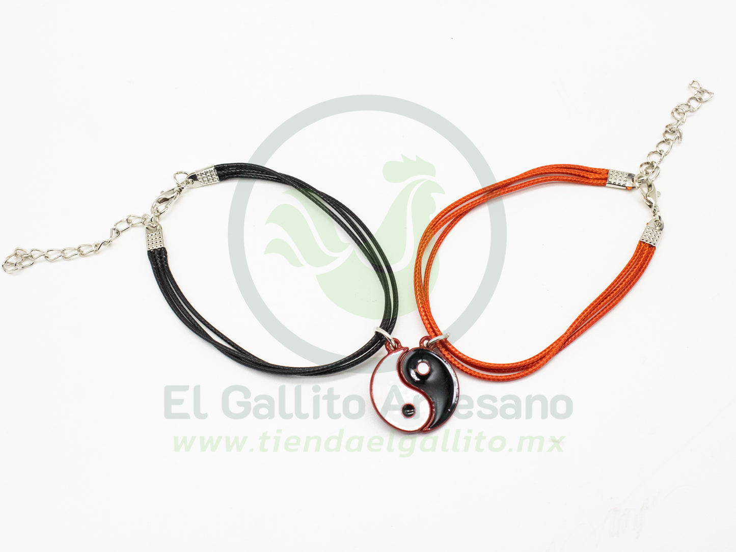 Pulsera HC Dije MD07 | Ying Yang Rojo