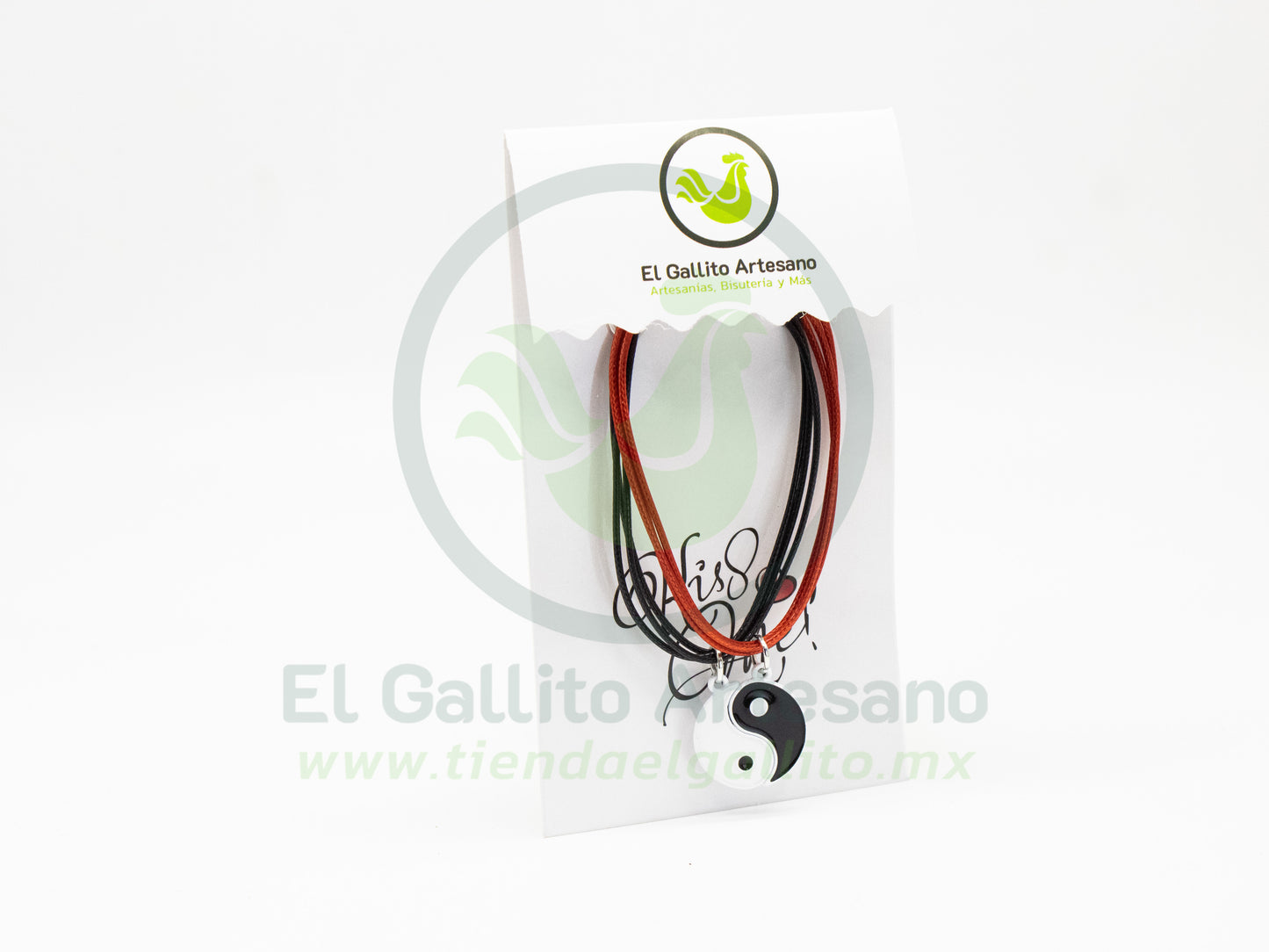 Pulsera HC Dije MD08 | Ying Yang Blanco