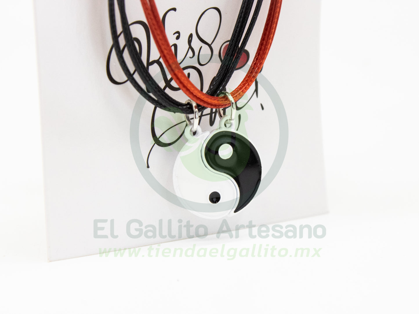 Pulsera HC Dije MD08 | Ying Yang Blanco