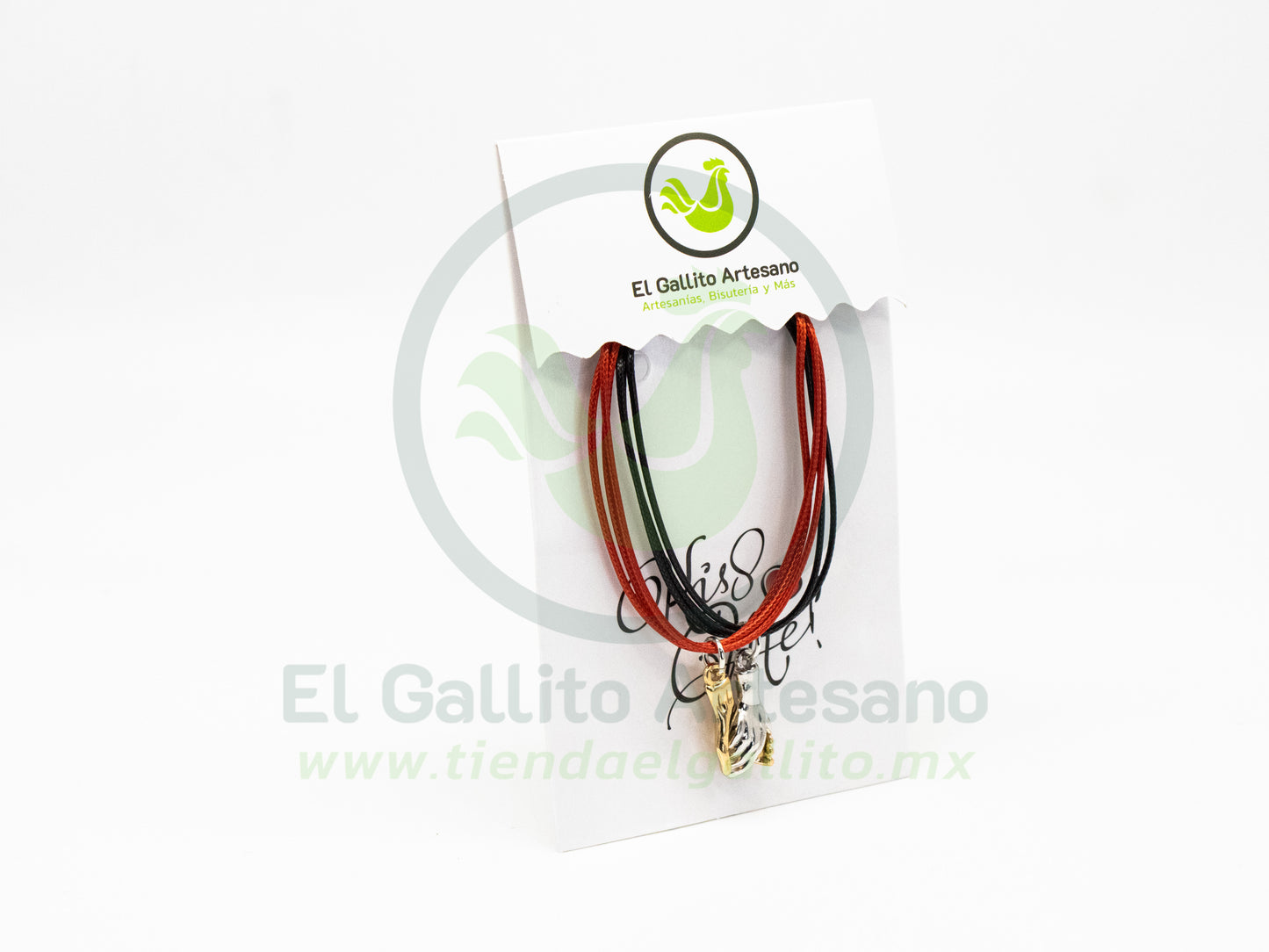 Pulsera HC Dije MD19 | Manos Enlazadas Dor/Plat