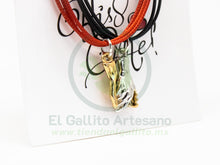 Cargar imagen en el visor de la galería, Pulsera HC Dije MD19 | Manos Enlazadas Dor/Plat
