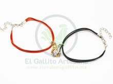 Cargar imagen en el visor de la galería, Pulsera HC Dije MD19 | Manos Enlazadas Dor/Plat
