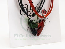 Cargar imagen en el visor de la galería, Pulsera HC Dije MD23 | Manos Corazón Coreano Neg/Rojo
