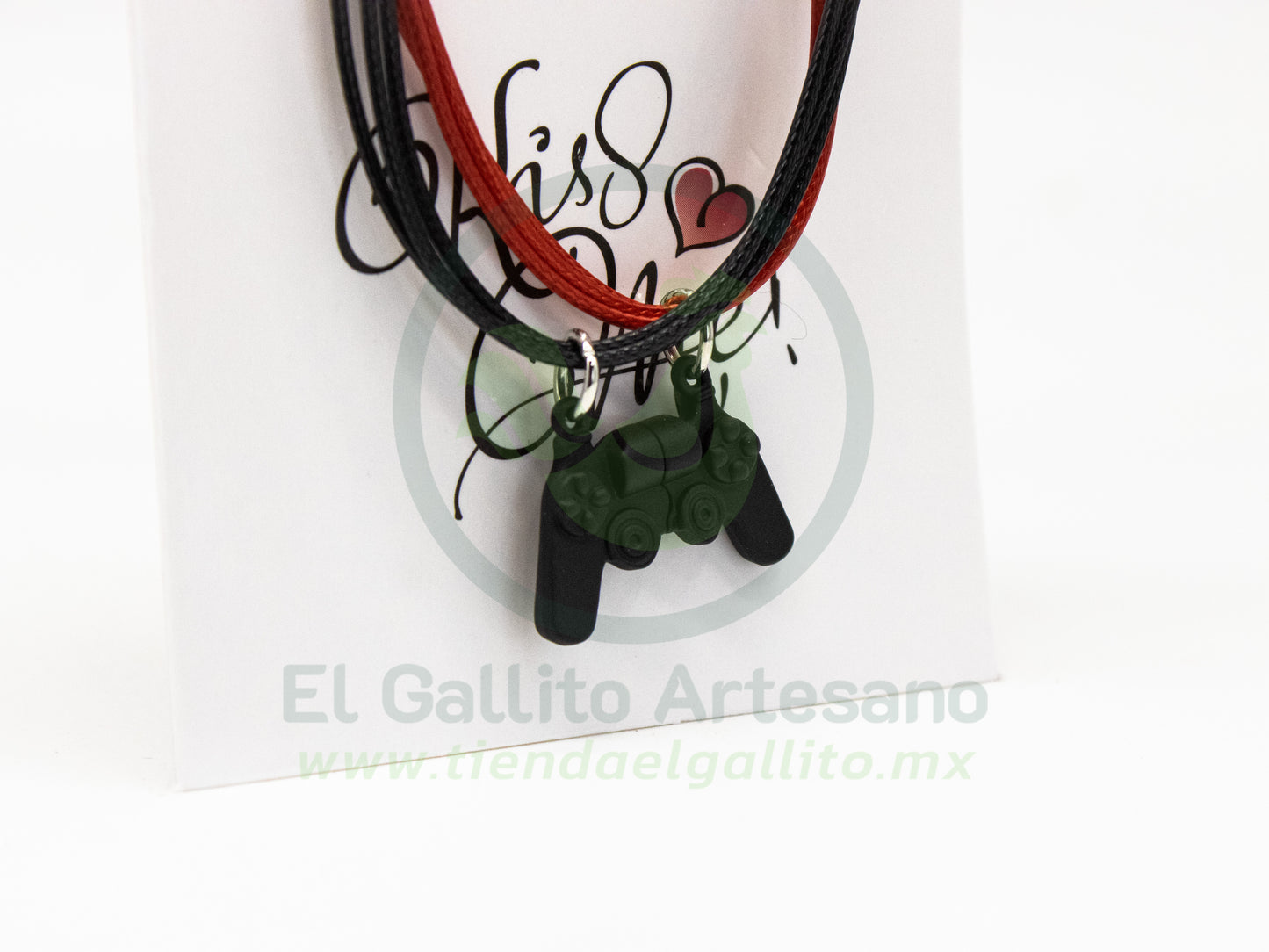 Pulsera HC Dije MD25 | Gamer Negro