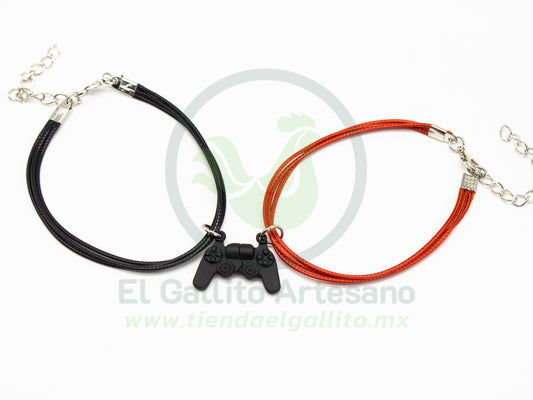 Pulsera HC Dije MD25 | Gamer Negro