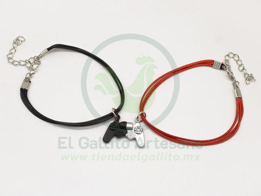 Pulsera HC Dije MD26 | Gamer Negr/Plate