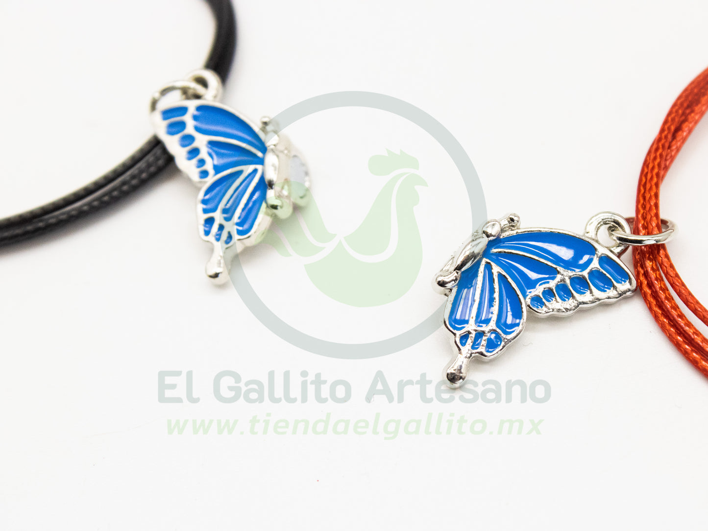 Pulsera HC Dije MD30 | Mariposa Azul