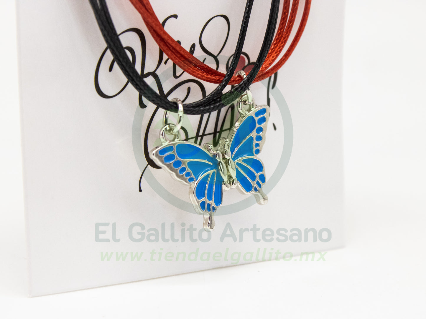 Pulsera HC Dije MD30 | Mariposa Azul