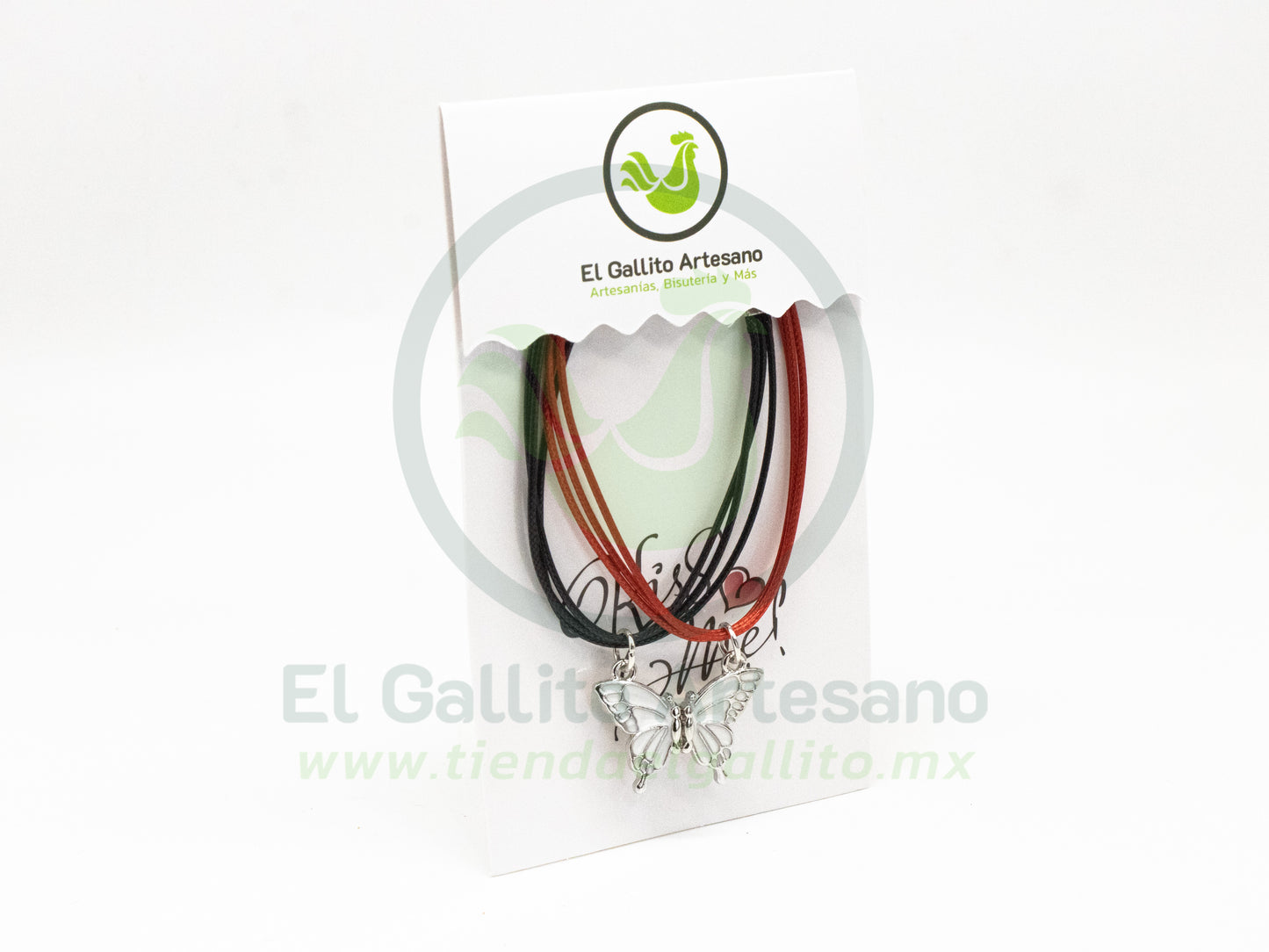 Pulsera HC Dije MD31 | Mariposa Blanca