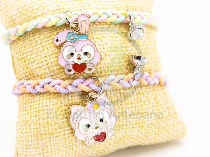 Pulsera Pareja MD06 | Conejitos