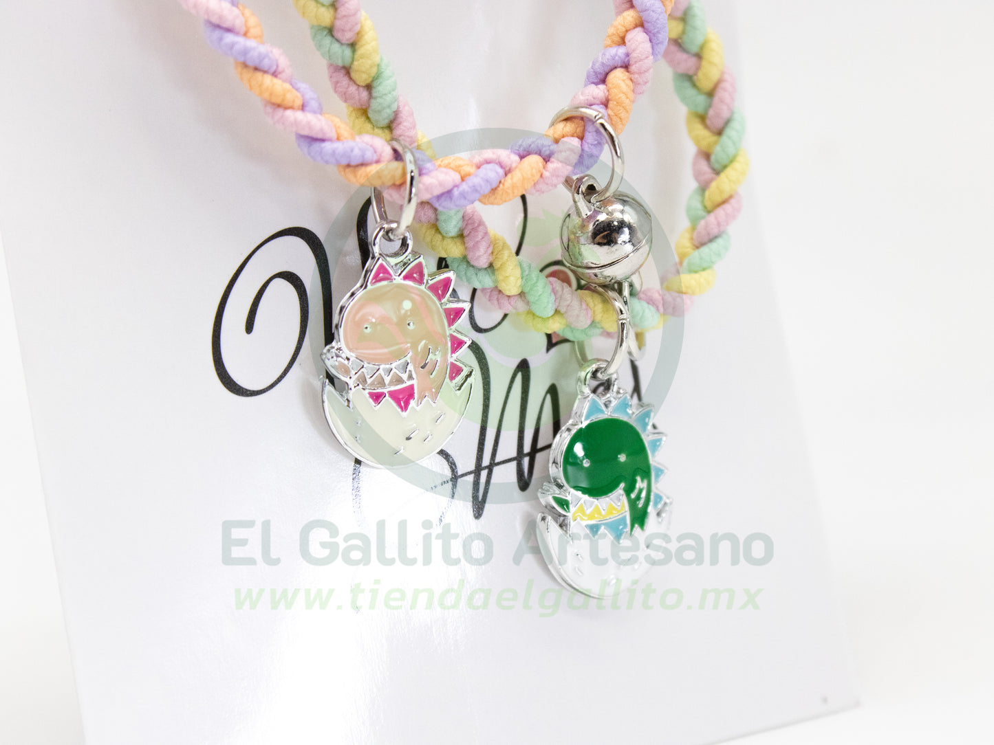 Pulsera Pareja MD09 | Dinosaurios Bebé