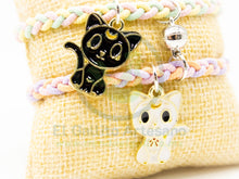 Cargar imagen en el visor de la galería, Pulsera Pareja MD10 | Gatos Animados
