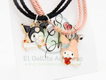 Cargar imagen en el visor de la galería, Pulsera Pareja MD11 | Kuromi &amp; Melody
