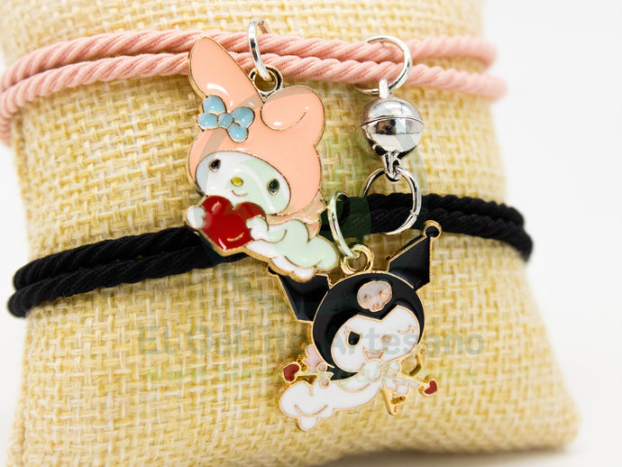 Pulsera Pareja MD11 | Kuromi & Melody