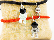 Cargar imagen en el visor de la galería, Pulsera Pareja MD13 | Astronautas Bl/Plat
