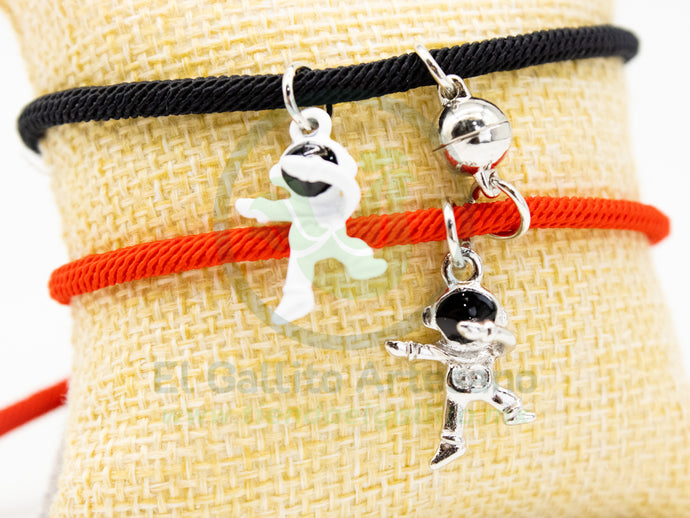 Pulsera Pareja MD14 | Astronautas Pose