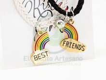 Cargar imagen en el visor de la galería, Pulsera Pareja MD16 | Arcoiris Best Friends
