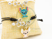 Cargar imagen en el visor de la galería, Pulsera Pareja MD22 | Stitch y Ángel
