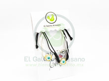 Cargar imagen en el visor de la galería, Pulsera Pareja MD23 | Corazón Ojo Blanco
